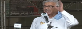 Khawaja Asif Speech in PDM Jalsa