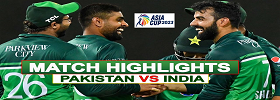 PAK vs IND Match-3 of Asia Cup 2023