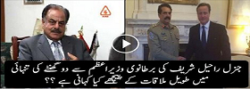 Raheel Sharif Directly Met with British PM
